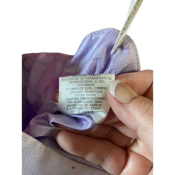 Gunne Sax Jessica McClintock Dress Purple Size 3 Vintage - Picture 5 of 15